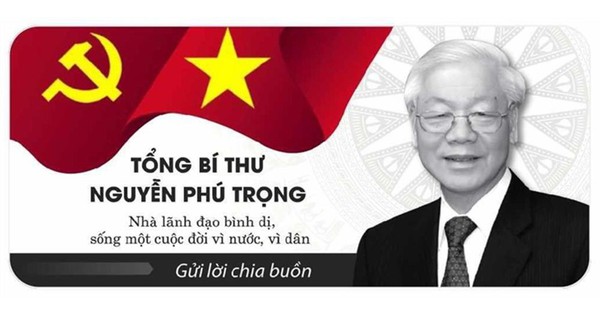 VÔ CÙNG THƯƠNG TIẾC TIỄN BIỆT TỔNG BÍ THƯ NGUYỄN PHÚ TRỌNG KÍNH MẾN !